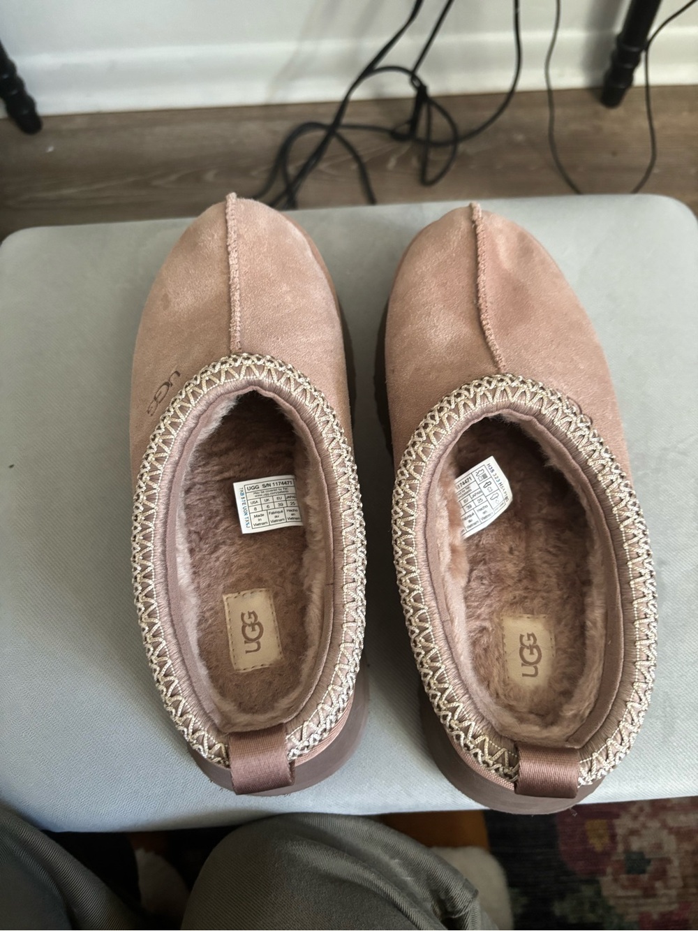 UGG Women's Suede Lined Slip-On Slippers